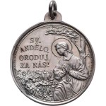 Církevní medaile - mariánské družiny, Přestavlky 1912 - družina chovanek - Panna Marie