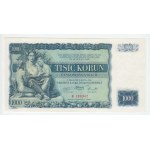 Československo - bankovky Národ. banky Československé, 1000 Koruna 1934, série B, BHK.27, He.27a.s1