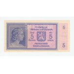 Protektorát Čechy a Morava, 1939 - 1945, 5 Koruna (1940) - série B026, BHK.31, He.33a.s2,