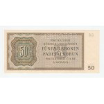 Protektorát Čechy a Morava, 1939 - 1945, 50 Koruna 1944 - série 25A, BHK.42, He.45a.s1,