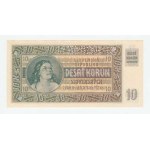 Slovenská republika, 1939 - 1945, 10 Koruna 1939, série Gf61, BHK.46b, He.49a2.s1,