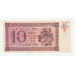 Slovenská republika, 1939 - 1945, 10 Koruna 1943, série Qw13, BHK.54b, He.58a2.s1,