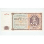 Slovenská republika, 1939 - 1945, 5000 Koruna 1944 - nevydaná, série 2Ah, He.59a.s1,