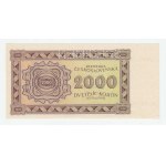 Slovensko - Poukázky pro osvobozené území, 1945, 2000 Koruna 1945, série 24Ňj, BHK.69bA, He.74a2.s1