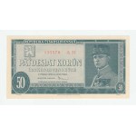 Československo - bankovky a státovky 1945 - 1953, 50 Koruna 1948, série A21, BHK.81b, He.88a2,