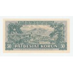 Československo - bankovky a státovky 1945 - 1953, 50 Koruna 1948, série A21, BHK.81b, He.88a2,
