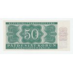 Československo - bankovky a státovky 1945 - 1953, 50 Koruna 1950, série A39, BHK.85a, He.93a, "nepe