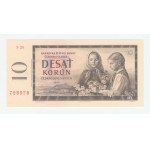 Československo - bankovky a státovky 1958 - 1964, 10 Koruna 1960, série S28, BHK.94c, He.106c,