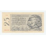 Československo - bankovky a státovky 1958 - 1964, 25 Koruna 1961, sér. Q09, BHK.97b, He.109b, "nepe