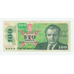 Československo - bankovky 1970 - 1989, 100 Koruna 1989, série A22, BHK.106, He.119a