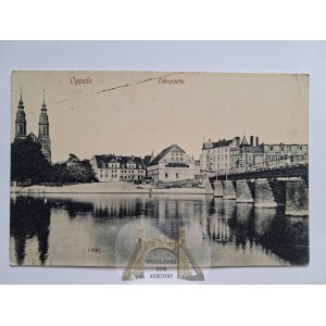 Opole, Oppeln, Odra, most, 1921