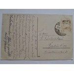 Olesno, Rosenberg, ulica Dworcowa, asi 1920