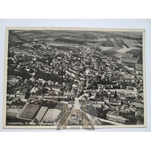 Glubczyce, Leobschutz, letecká panoráma, okolo roku 1940.