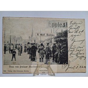 Wroclaw, Breslau, agricultural machinery fair, Liberty Square, 1904