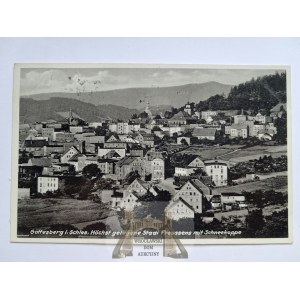 Boguszów Gorce, Gottesberg, panorama, 1934