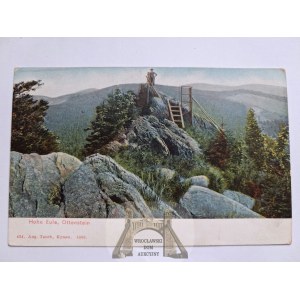 Owl Mountains, Zmij, viewpoint, ca. 1910