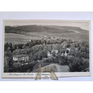 Dlugopole Zdroj, Bad Langenau, panorama, ca. 1940.