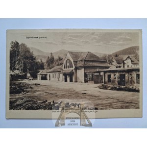 Karpacz, Krummhubel, train station, circa 1920.