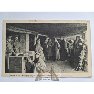 Krosno Odrzańskie, Crossen, zajatecký tábor, barak, asi 1916