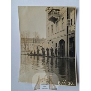 Krosno Odrzańskie, Crossen, povodeň 1930 - foto
