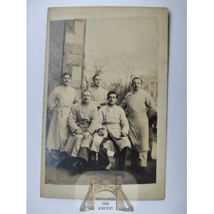 Poznan, Posen, war hospital no. IV, stamp, soldiers 1915
