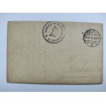 Poznan, Posen, war hospital no. IV, stamp, soldiers 1915