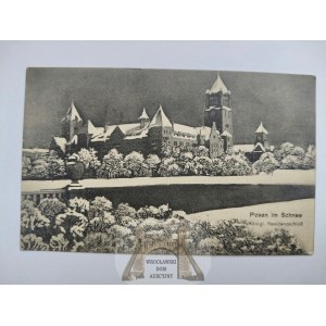 Poznan, Posen, castle, winter 1915