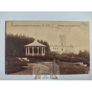 Poznan, Biedrusko, palace, gazebo 1916