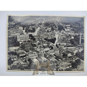 Trzcianka, Schonlanke, aerial panorama 1934