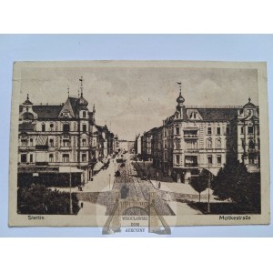 Szczecin, Stettin, Moltke Street, 1926