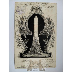 Danzig, Danzig, war memorial, coat of arms 1905