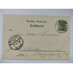 Danzig, Danzig, lithograph, 4 views 1898