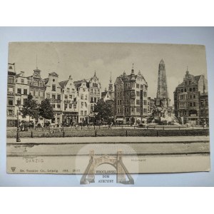 Gdańsk, Danzig, Targ Drzewny, wyd. Trenkler 1904