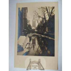 Gdańsk, Danzig, kościół św. Katarzyny, zimowa ok. 1935