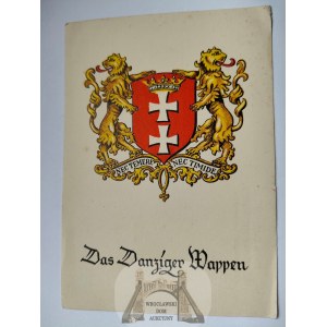 Danzig, Danzig, city coat of arms circa 1930.