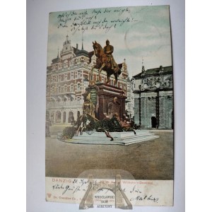 Gdansk, Danzig, Denkmal für Wilhelm I., Trenkler publ. 1904