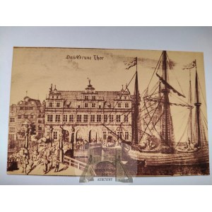 Danzig, Danzig, old print, Alt Danzig series, Green Gate ca. 1910