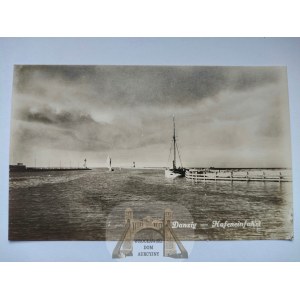 Danzig, Danzig, Port, entrance ca. 1935