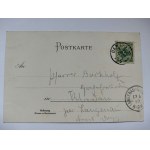 Danzig, Wrzeszcz, Danzig Langfuhr, Znigler's hill, lithograph, 2 views 1899