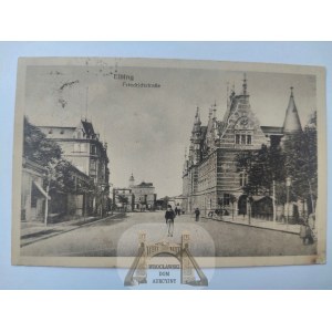 Elblag, Elbing, Friedrichstrasse ca. 1915