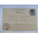 Ketrzyn, Rastenburg, lithograph, 4 views 1898