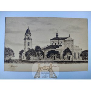 Zamosc, kolegiátny kostol cca 1920