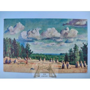 Białowieża, Puszcza Białowieska, panorama ok. 1935