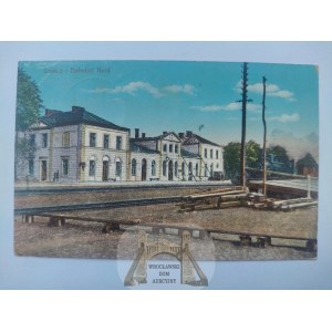 Lowicz, railroad station 1918