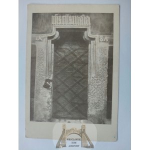 Tum near Leczyca, church, gothic door ca. 1925