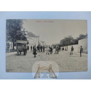 Sieradz, Kaliska street, people ca. 1910