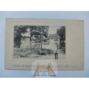 Kamionacz near Sieradz, flood 1903