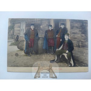 Sieradz, folk types, ethnography, men ca. 1915