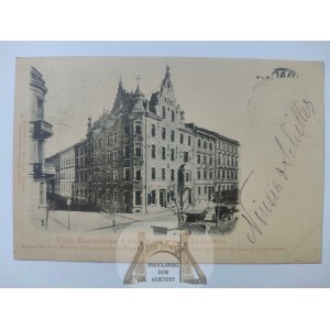 Krakow, Karmelicka Street and corner of Batorego 1899