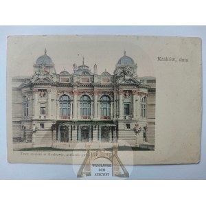Cracovie, théâtre municipal vers 1900
